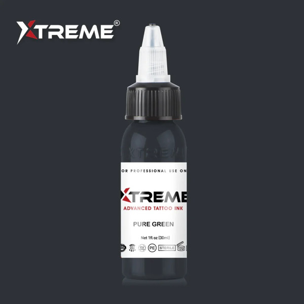 XTreme Ink - PURE GREEN tetovací barva 30ml