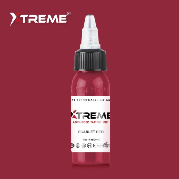 XTreme Ink - SCARLET RED tetovací barva 30ml