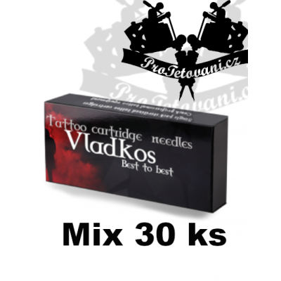 Základní mix tetovacích cartridgí Vladkos 30 ks