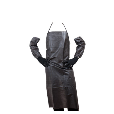 Ochranná zástěra a rukávy z netkané textilie na tetování dlouhá