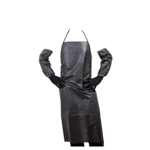 Ochranná zástěra a rukávy z netkané textilie na tetování dlouhá