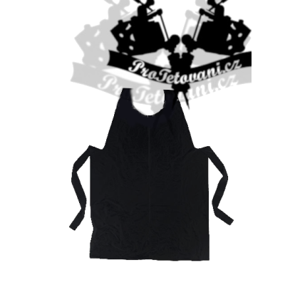 Zástěra z netkané textilie černá