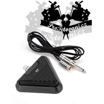 Železný tetovací pedál EZ DELTA BLACK